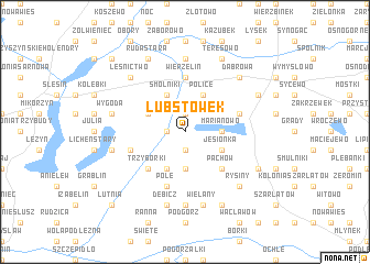 map of Lubstówek