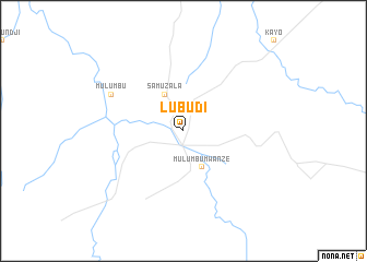 map of Lubudi