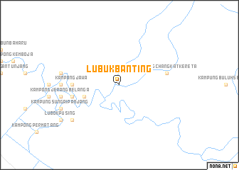 map of Lubuk Banting