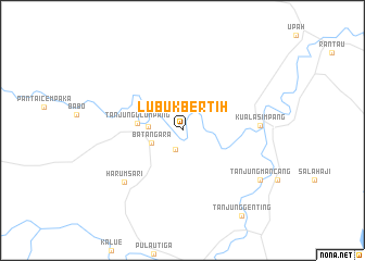 map of Lubukbertih