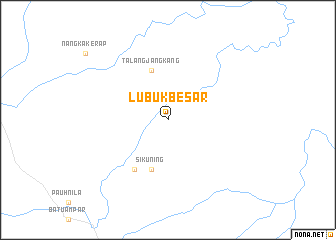 map of Lubuk-besar