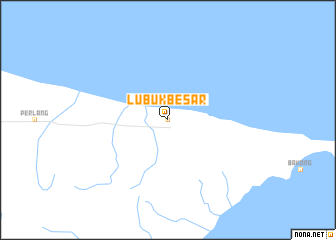 map of Lubuk-besar