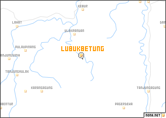 map of Lubukbetung