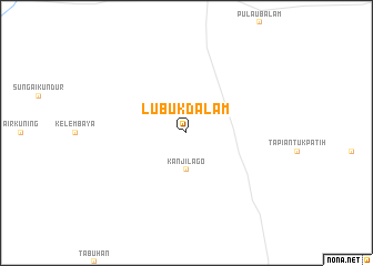 map of Lubukdalam