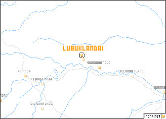 map of Lubuklandai