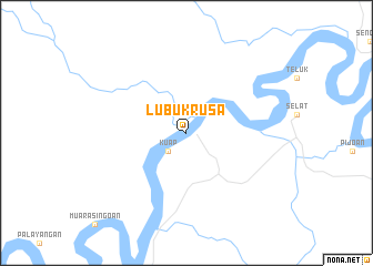 map of Lubukrusa