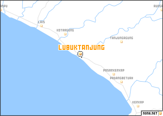map of Lubuktanjung