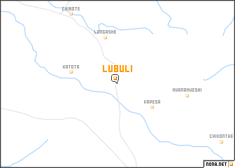 map of Lubuli