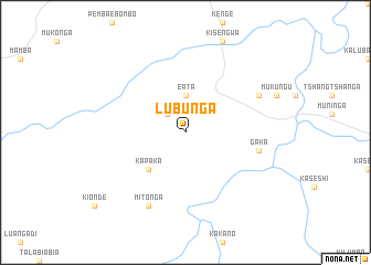 map of Lubunga