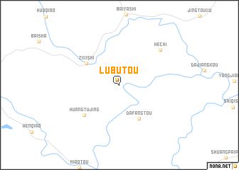 map of Lubutou
