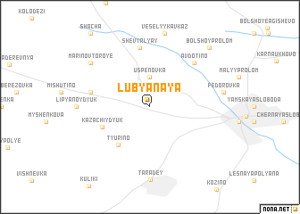 map of Lubyanaya