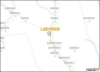 map of Lubyanka