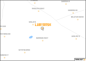 map of Lubyansk