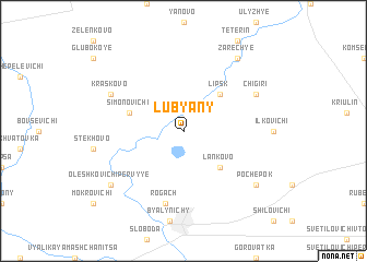 map of Lubyany