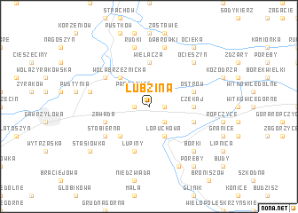 map of Lubzina