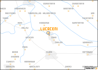 map of Lucăceni