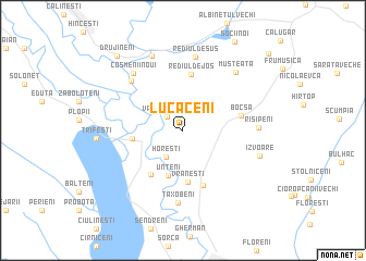 map of Lucăceni