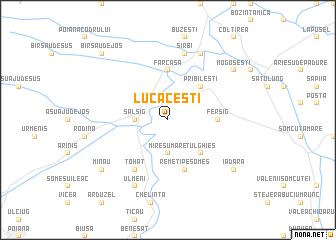 map of Lucăceşti