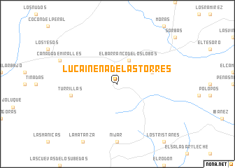 map of Lucainena de las Torres