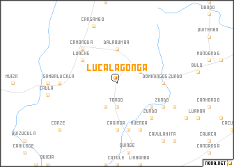map of Lucalagonga