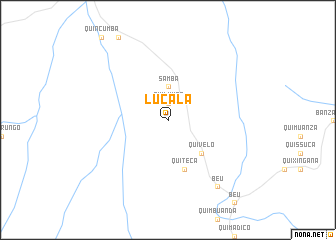 map of Lucala