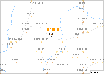 map of Lucala