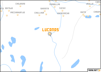 map of Lucanas