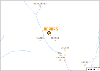 map of Lucanas