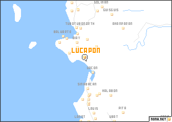 map of Lucapon