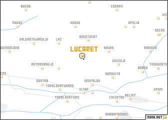 map of Lucareţ