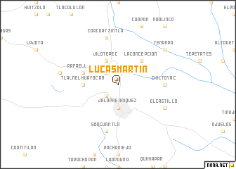 map of Lucas Martín