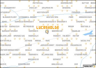 map of Lucaswolde