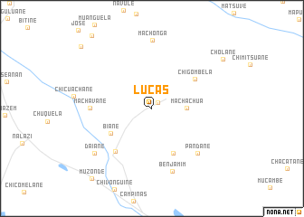 map of Lucas