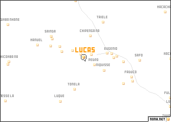 map of Lucas