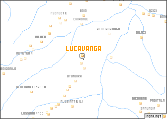 map of Lucavanga