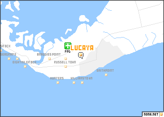 map of Lucaya