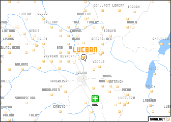map of Lucban