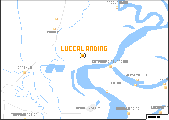 map of Lucca Landing