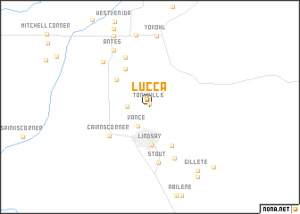 map of Lucca