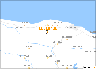 map of Luccombe