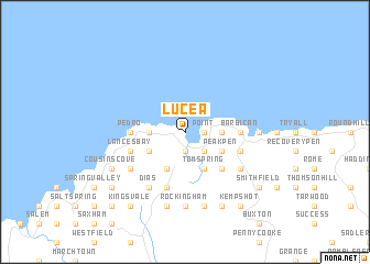 map of Lucea