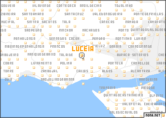 map of Luceia