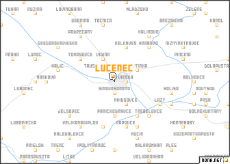 map of Lučenec