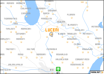 map of Luceni