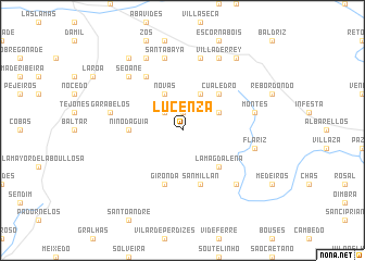 map of Lucenza