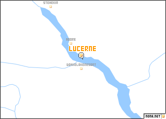 map of Lucerne