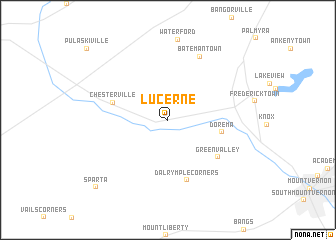 map of Lucerne