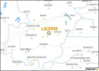 map of Lucerne