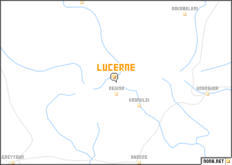 map of Lucerne