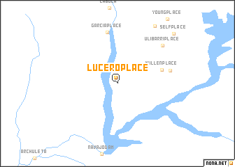 map of Lucero Place